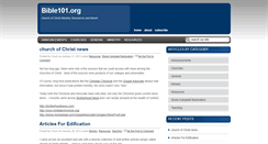 Desktop Screenshot of bible101.org